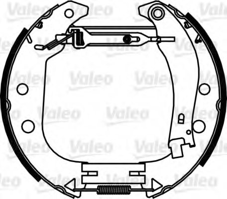 VALEO 554892 Brake Shoe Set